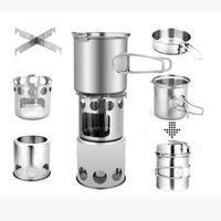 Freeman River Cook Set & Wood Stove Combo - Nature AliveGear